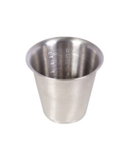 Vaso graduado de acero inoxidable 60ml