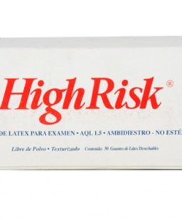 Guantes highrisk látex - med