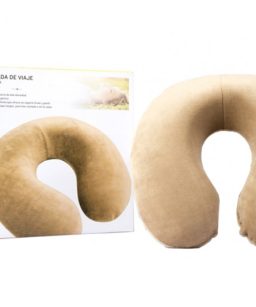 Almohada de viaje inflable