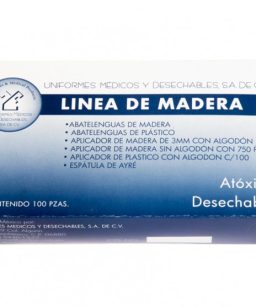 Abatelenguas de madera UMD 100 pzas