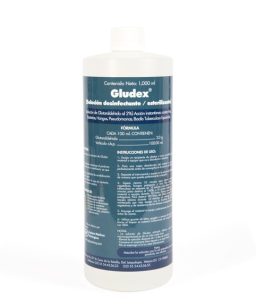 Gludex solución desinfectante/esterilizante 1 litro
