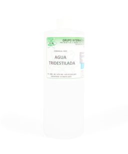 Agua tridestilada 1000 ml