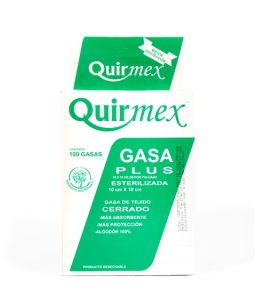 Gasa plus esterilizada (10cm x 10 cm) c/100 gasas