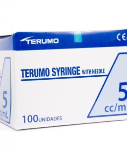 Jeringa 5 ml terumo con aguja (21g x 32mm) c/100 pzas