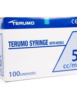 Jeringa 5 ml terumo con aguja (22g x 32mm) c/100 pzas