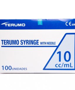 Jeringa 10 ml terumo con aguja (22g x 32mm) c/100 pzas