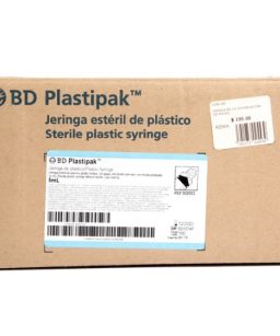 Jeringa 5 ml bd de plástico sin aguja c/100 pzas