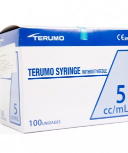 Jeringa 5 ml terumo sin aguja c/100 pzas
