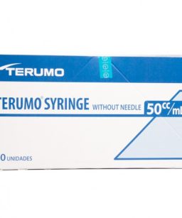 Jeringa 50 ml terumo sin aguja c/20 pzas