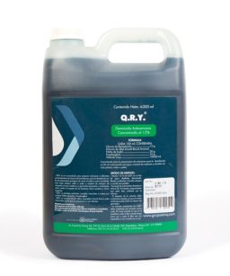 Q.r.y germicida anticorrosivo concentrado al 12% - 4000 ml