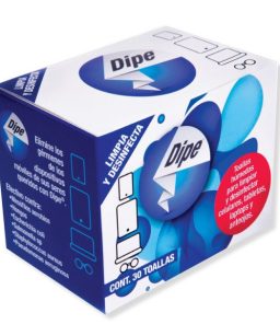 Toallitas desinfectantes dipe caja 30pzs