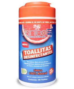Desinfect-all toallitas desinfectantes con 100 piezas