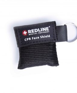 Llavero de emergencia negro mascara para rcp - negro
