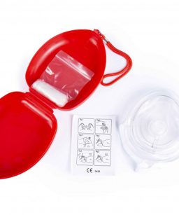 Mascarilla para rcp pocket con estuche rojo