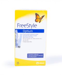 Tiras reactivas freestyle optium c/25