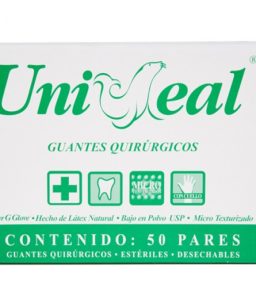 Guantes quirúrgicos de látex talla 6.5
