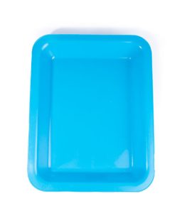 Charola para disección de plástico