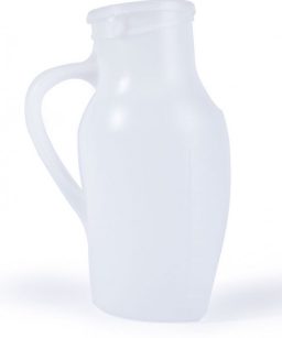 Orinal de plástico con tapa 1 lt