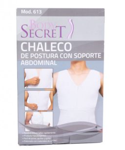 Chaleco de postura con soporte abdominal mediana