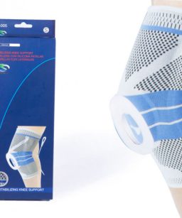 Rodillera c/ silicon patelar y varillas flex laterales mediano