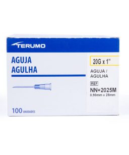 Aguja hipodérmica 20g x 25mm
