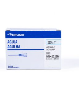Aguja hipodérmica 23g x 25mm