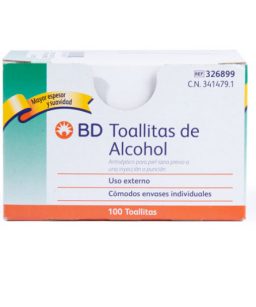 Toallitas de alcohol