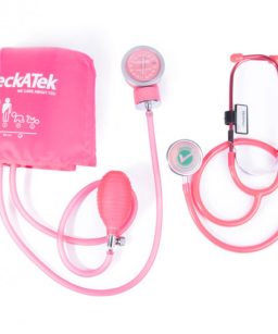 B2-1s kit simple baumanómetro aneroide y estetos - rosa