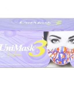 Unimask 3 cubrebocas plisado - fashion