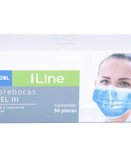 Gc3dbl cubrebocas quirúrgico azul