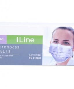 Gc3dvl cubrebocas quirúrgico violeta