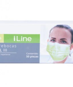 Gc3fg cubrebocas quirúrgico verde