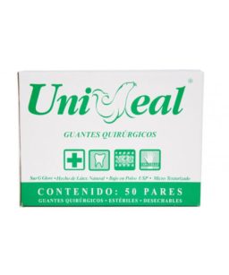 Guantes quirúrgicos de látex talla 8