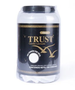 Condón trust clásico con 100