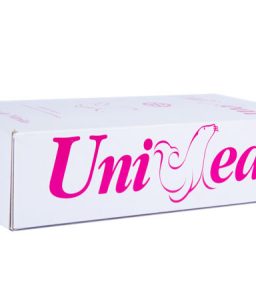 Guantes nitrilo rosa - med