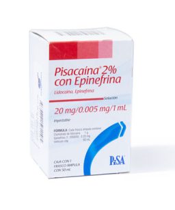 Pisacaína 2% con epinefrina