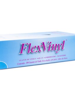 Guante vinilo azul flexvinyl - xs