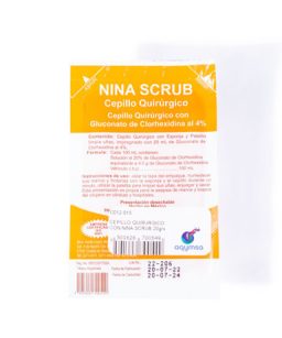 Cepillo quirúrgico nina scrub