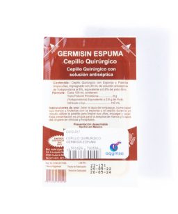 Cepillo quirúrgico germisin espuma