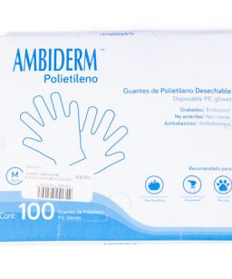 Guantes de polietileno desechable - chico