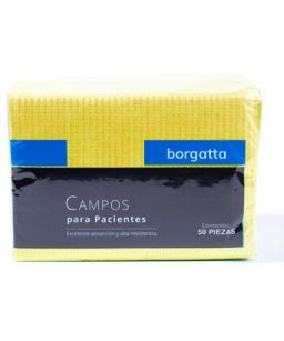 Borgatta campos para pacientes con 50 pzas - amarillo