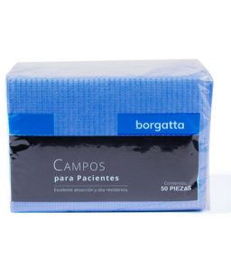 Borgatta campos para pacientes con 50 piezas - azul