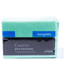 Borgatta campos para pacientes con 50 piezas - menta