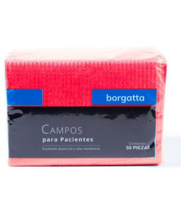 Borgatta campos para pacientes con 50 piezas - rojo