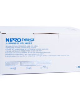 Nipro Jeringa insulina 1ml aguja 30g x 13mm 100pz