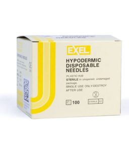 Aguja hipodérmca exel 30g x 1