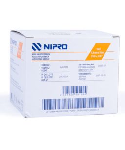Aguja hipodérmica nipro 25g x 16mm