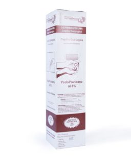 Cepillo quirúrgico germisin espuma con 30 pzas