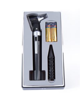 Otoscopio de led, color negro