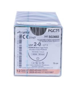 Monocryl absorbible 2-0 36mm c/12
